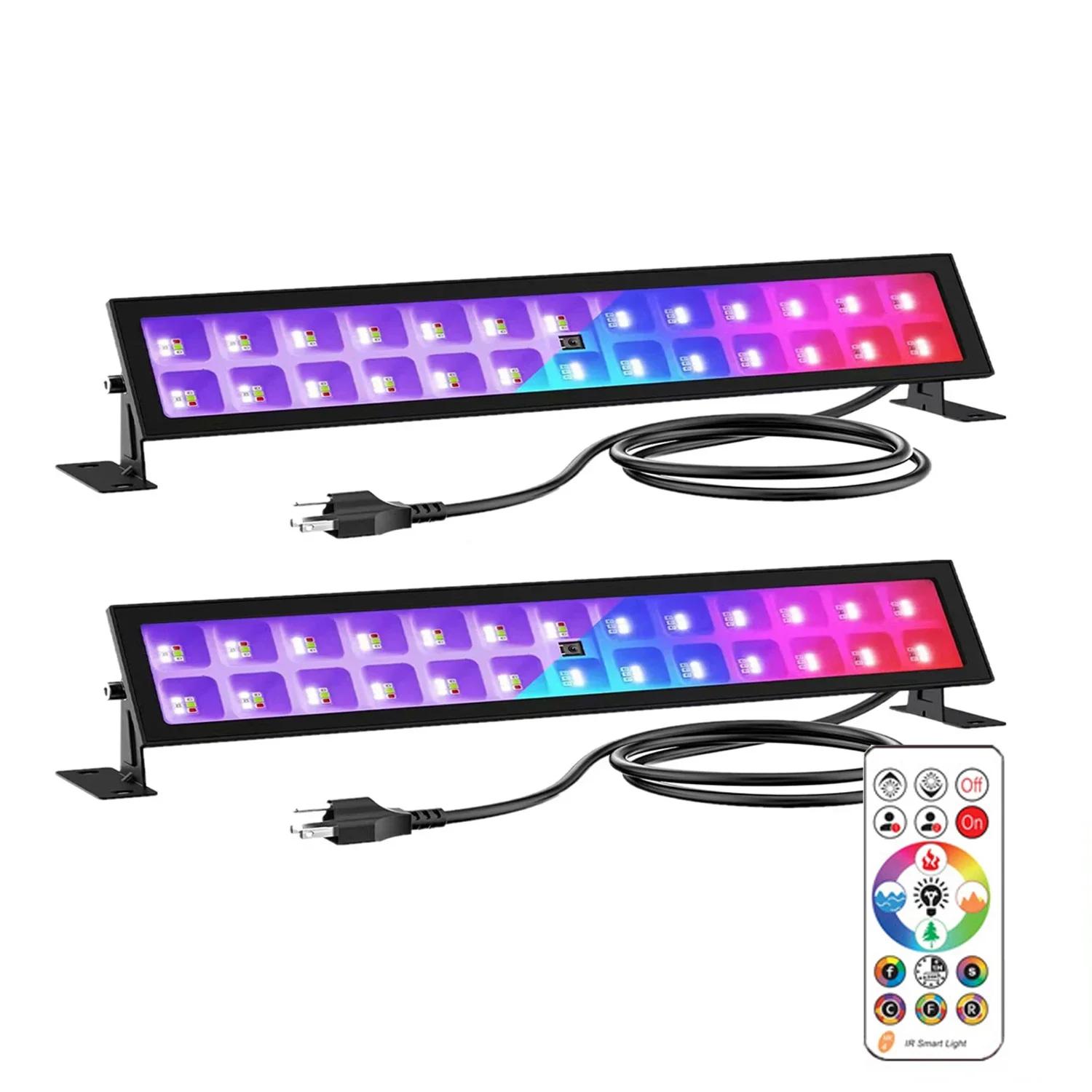 ߿ LED  ͼ Ʈ  RGB UV ,   , ũ Ƽ,   , 48W, 2 